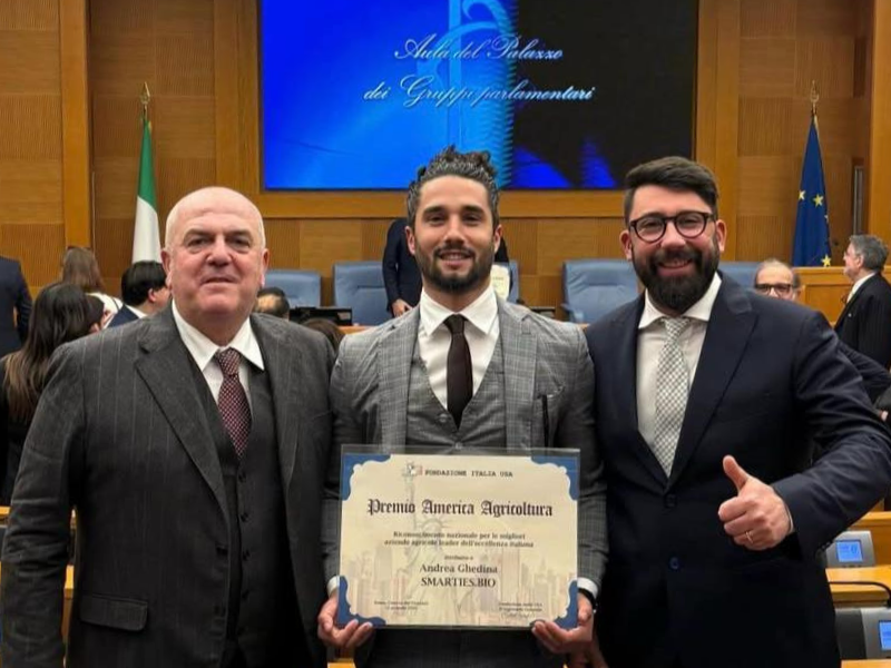 Smarties.bio receives the America Agricoltura Award