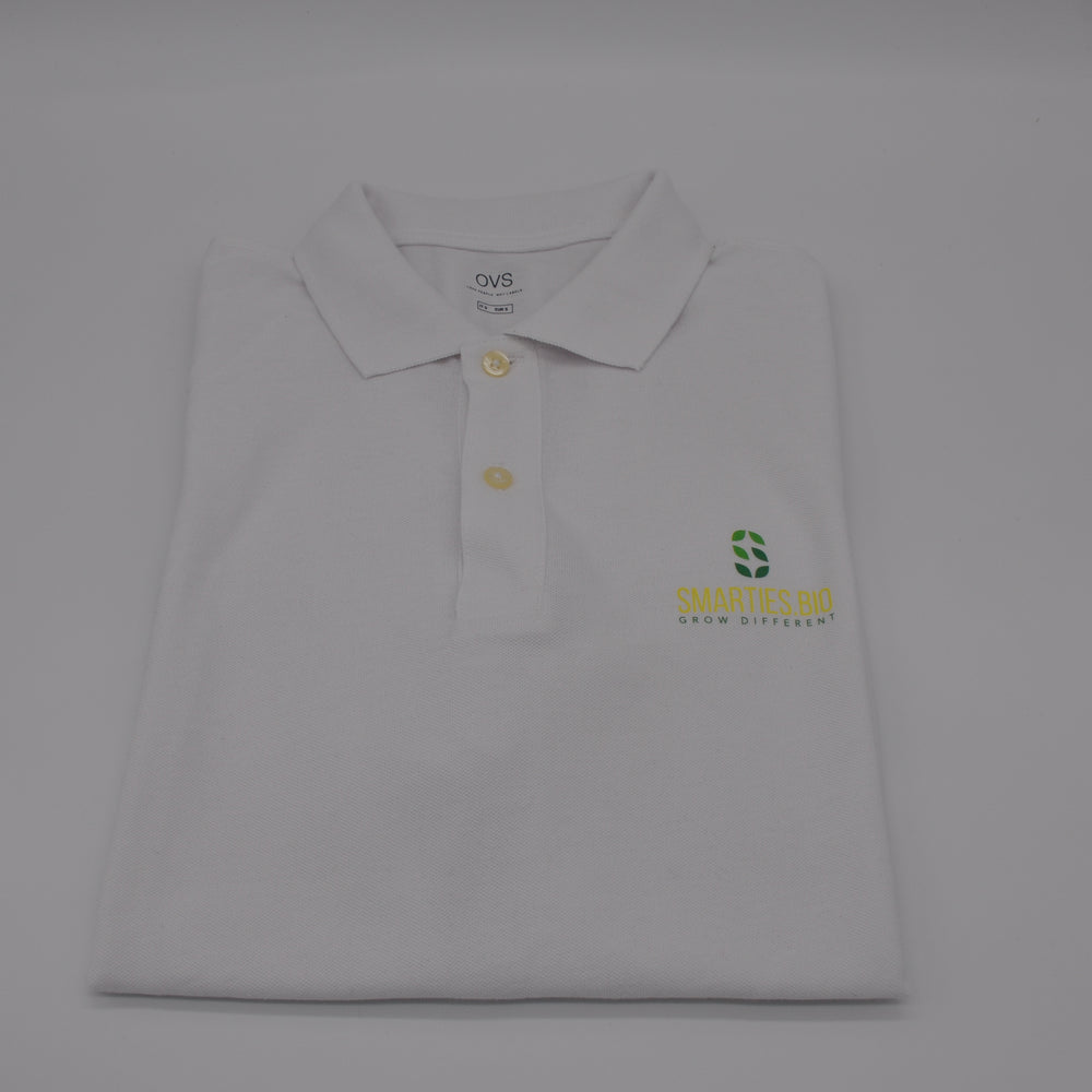 Polo shirt “Smarties.bio – Grow Different” | Smarties.bio