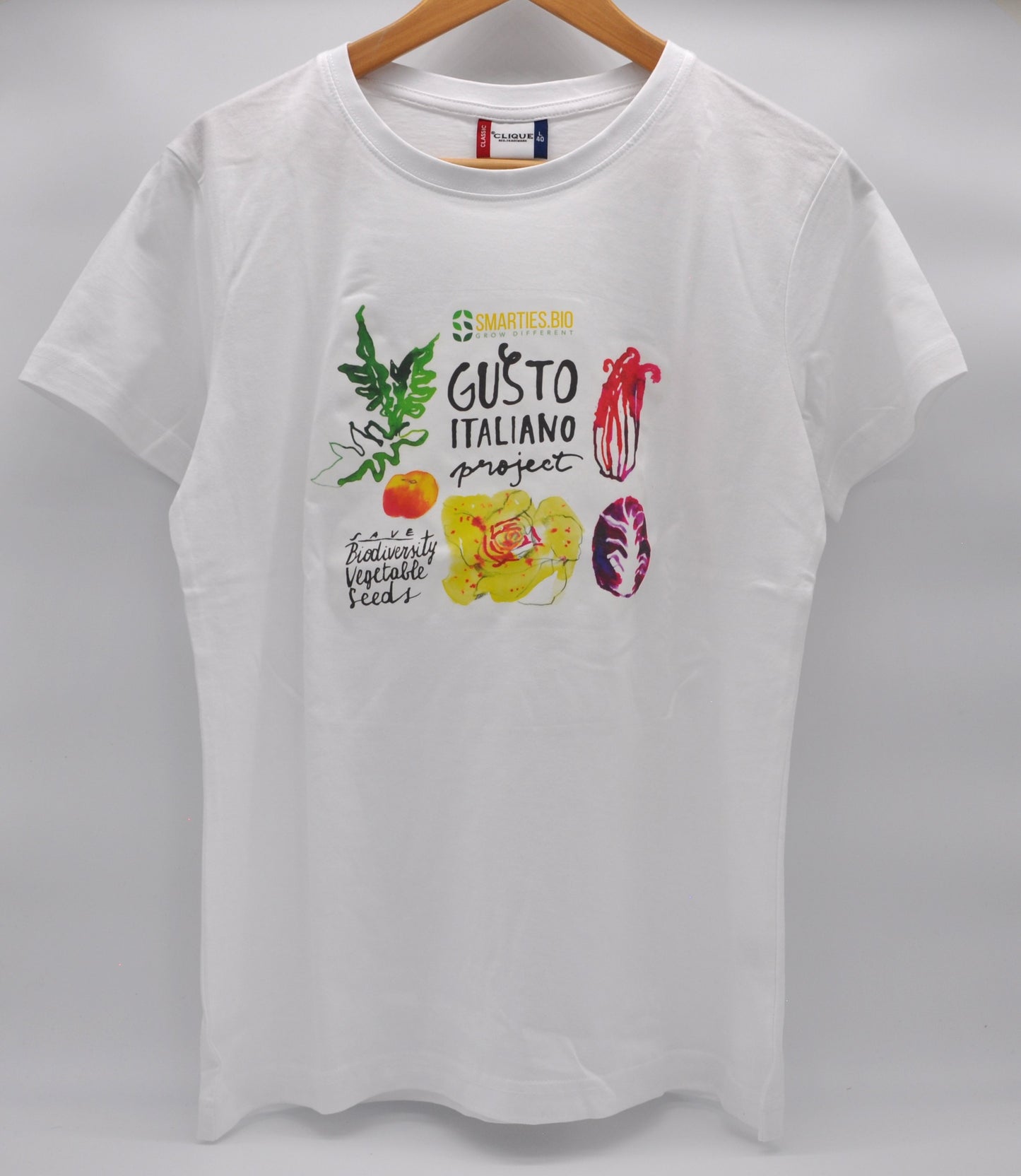 T-shirt “Gusto Italiano Project” | Smarties.bio