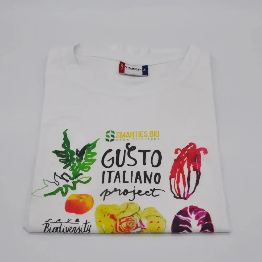 T-shirt “Gusto Italiano Project” | Smarties.bio