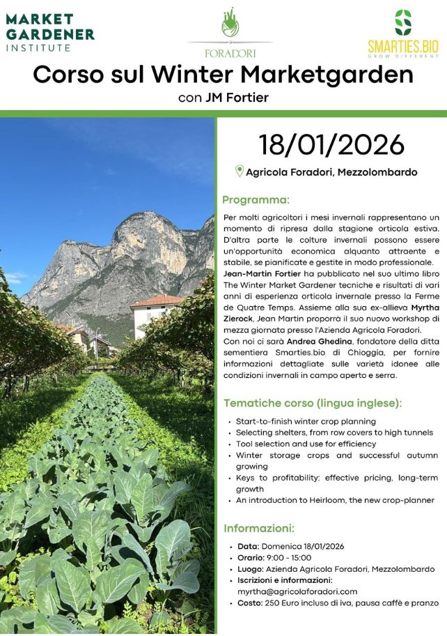 Corso sul Winter Marketgarden